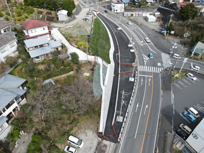 道路拡幅｜土木事業の施工事例｜新築・注文住宅・リフォーム｜三和建設株式会社｜伊豆・伊東市