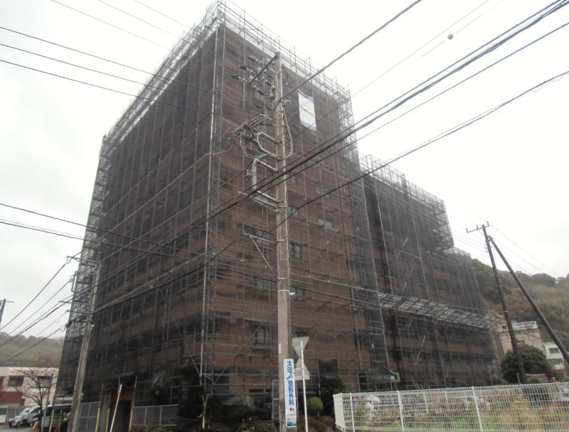 ライオンズマンション片瀬白田　第２回白田大規模修繕工事｜店舗・公共施設の施工事例｜新築・注文住宅・リフォーム｜三和建設株式会社｜伊豆・伊東市